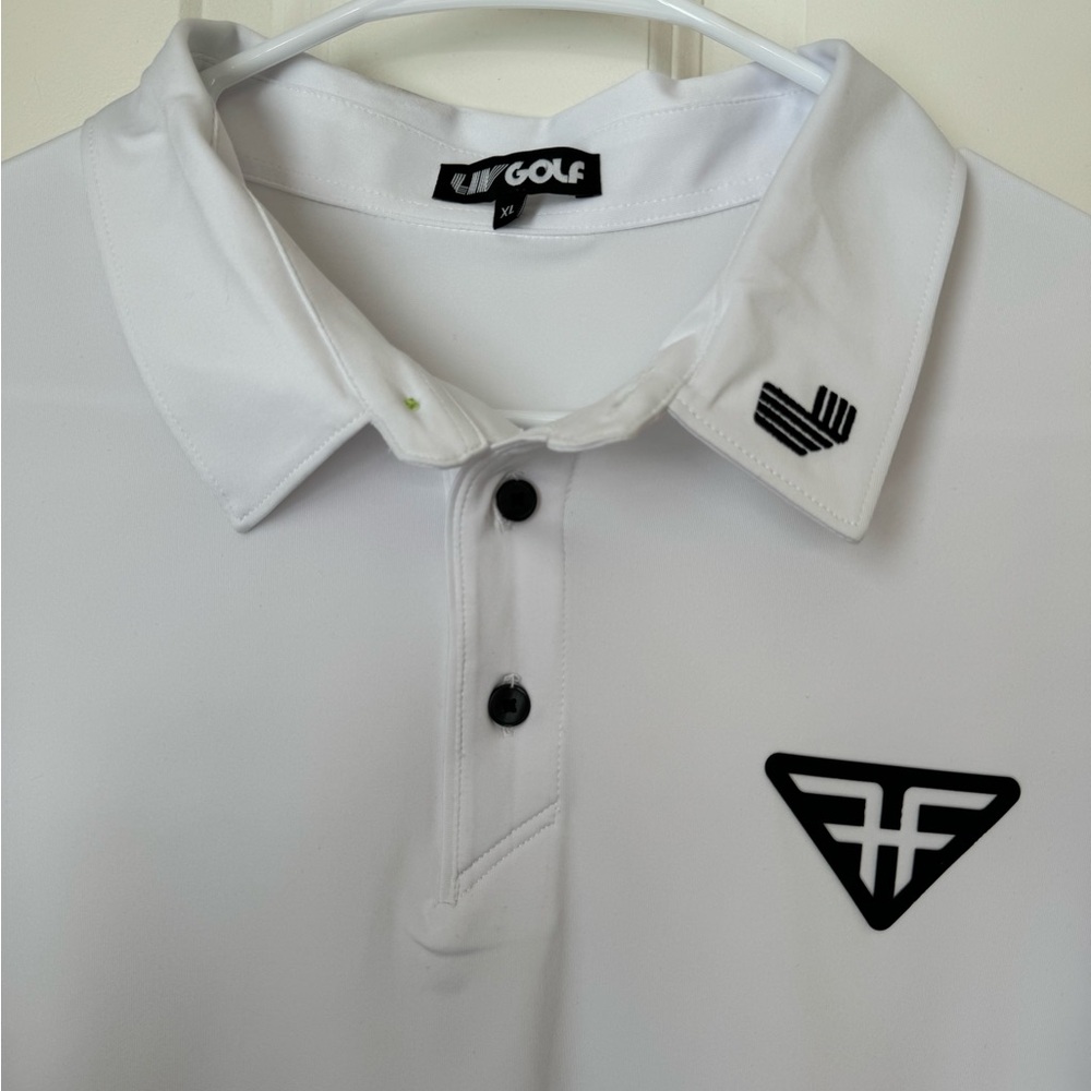 SOLD NEW LIV Golf - Phil Mickelson Hyflyers Polo Shirt Size XL White - Picture 12 of 12
